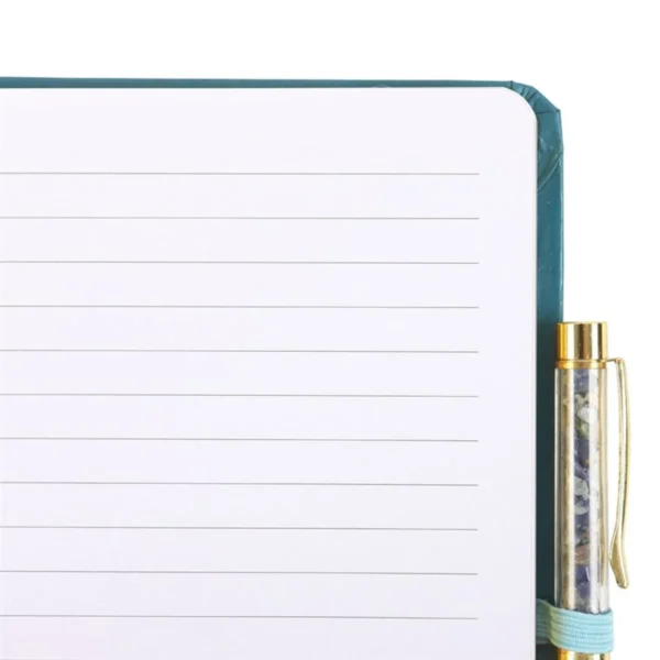 Hand of Hamsa A5 Notebook with Crystal Chip Pen 4 Hand of Hamsa A5 Notebook with Crystal Chip Pen
