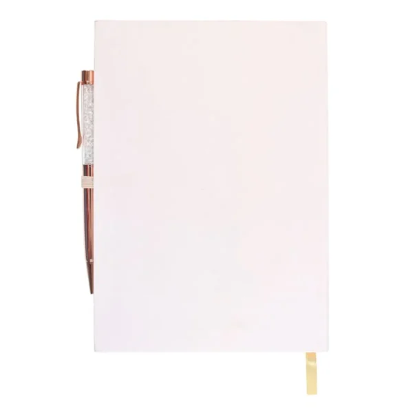 Luna Moth Daily Reflection Journal and Clear Quartz Crystal Pen 4 Luna Moth Daily Reflection Journal and Clear Quartz Crystal Pen
