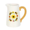 Bee and Sunflower Ceramic Flower Jug 9 Bee and Sunflower Ceramic Flower Jug