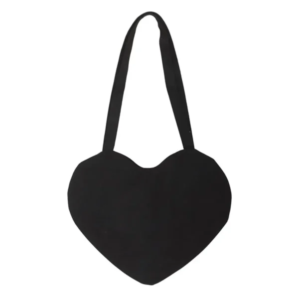 Burning Heart Satin Tote Bag 4 Burning Heart Satin Tote Bag