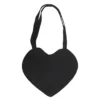 Spiderweb Heart Satin Tote Bag 8 Spiderweb Heart Satin Tote Bag