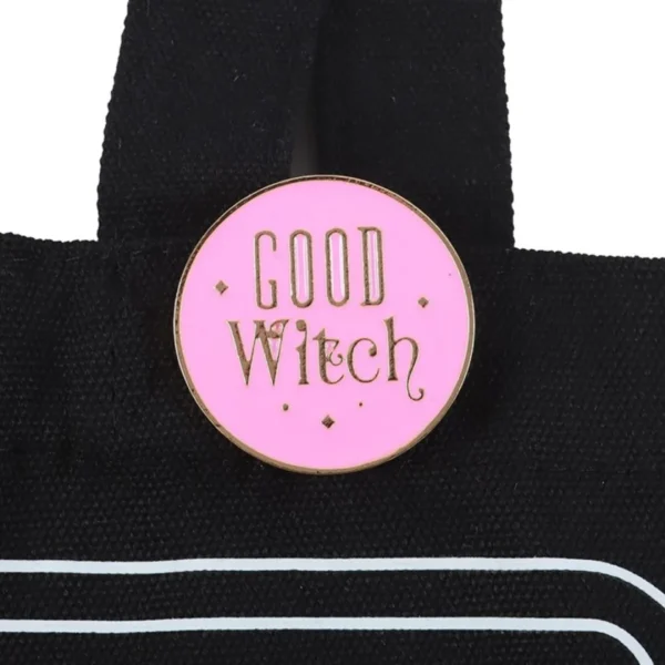 Good Witch Social Club Polycotton Tote Bag with Pin Badge 4 Good Witch Social Club Polycotton Tote Bag with Pin Badge