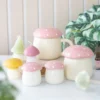 Pink Mushroom Salt and Pepper Shakers 10 Pink Mushroom Salt and Pepper Shakers