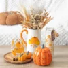 Autumn Pumpkin Ceramic Flower Jug 12 Autumn Pumpkin Ceramic Flower Jug