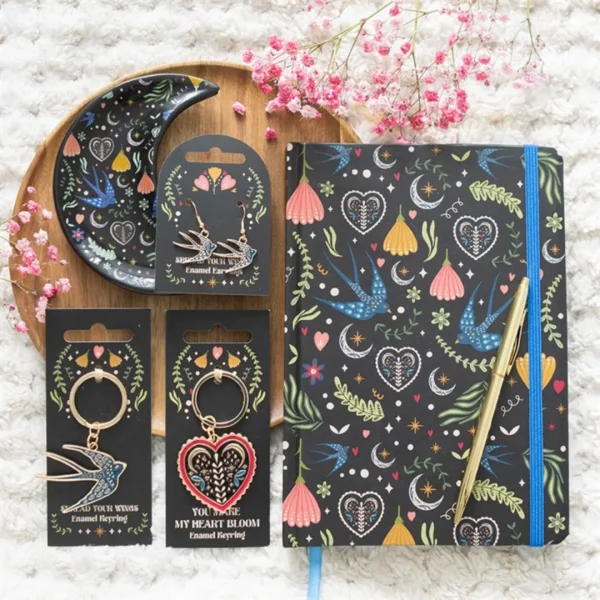 Midnight Bloom Print A5 Notebook 6 Midnight Bloom Print A5 Notebook