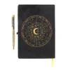 Astrology Wheel Journal with Black Obsidian Pen 8 Astrology Wheel Journal with Black Obsidian Pen