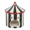 Black Striped Circus Tent Oil Burner 9 Black Striped Circus Tent Oil Burner