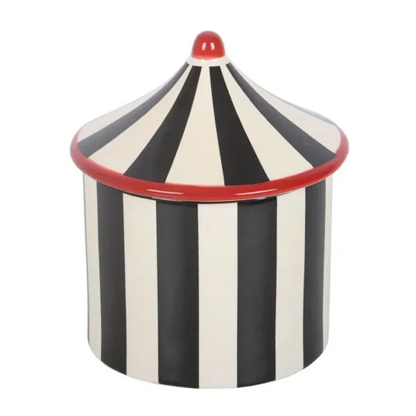 Black Striped Circus Tent Oil Burner 6 Black Striped Circus Tent Oil Burner