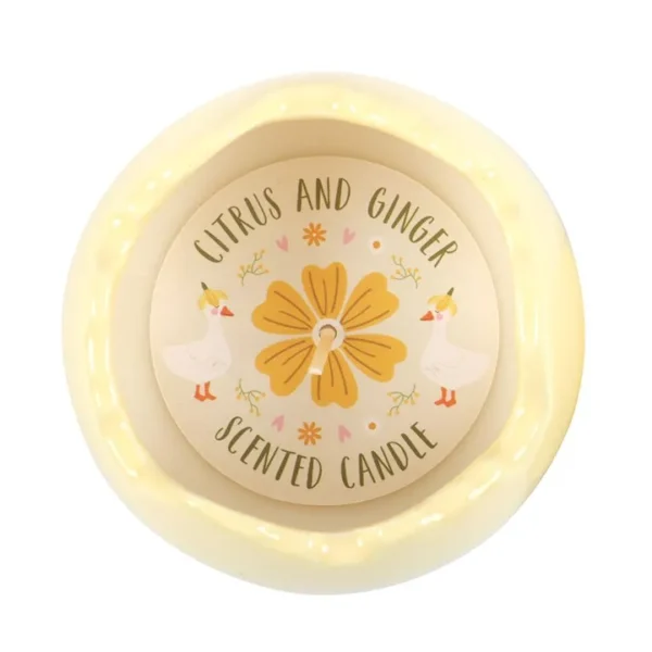 Citrus & Ginger Egg Shaped Candle 4 Citrus & Ginger Egg Shaped Candle