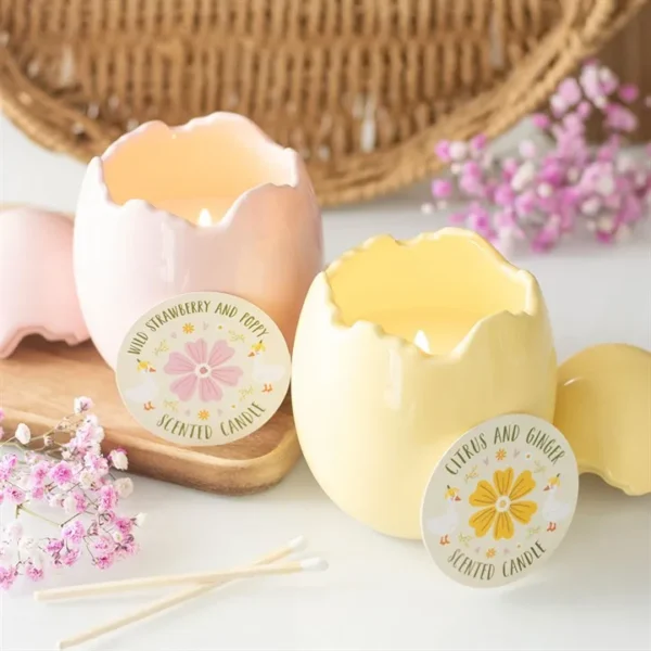 Citrus & Ginger Egg Shaped Candle 5 Citrus & Ginger Egg Shaped Candle