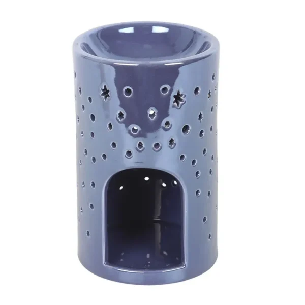 Iridescent Purple Moon Pillar Oil Burner and Wax Warmer 4 Iridescent Purple Moon Pillar Oil Burner and Wax Warmer