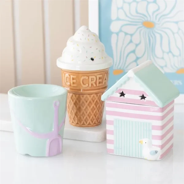 Pastel Beach Hut Oil Burner 5 Pastel Beach Hut Oil Burner