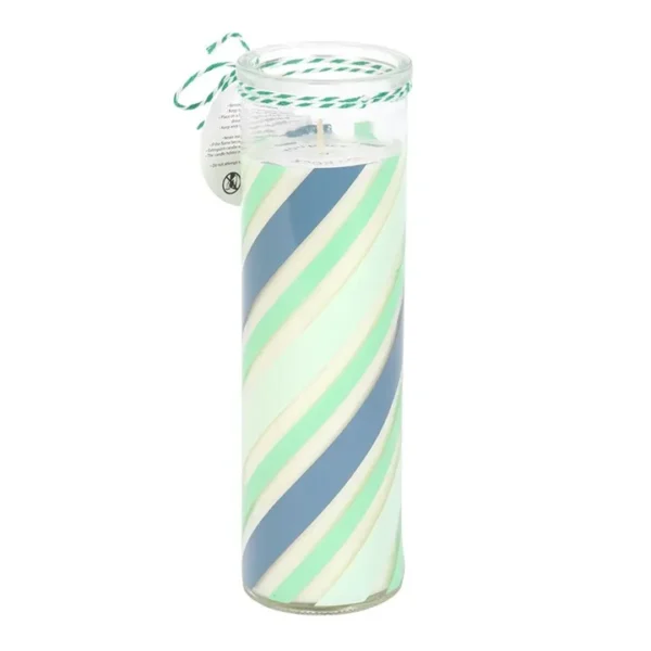 Candy Stripe Peppermint Tube Candle 3 Candy Stripe Peppermint Tube Candle