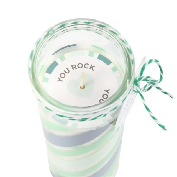 Candy Stripe Peppermint Tube Candle 4 Candy Stripe Peppermint Tube Candle