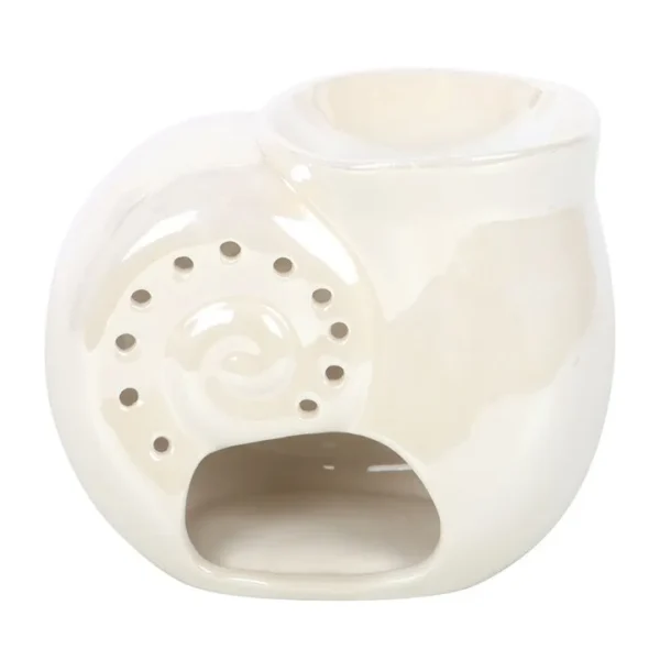 Pearlescent Spiral Shell Oil Burner 4 Pearlescent Spiral Shell Oil Burner