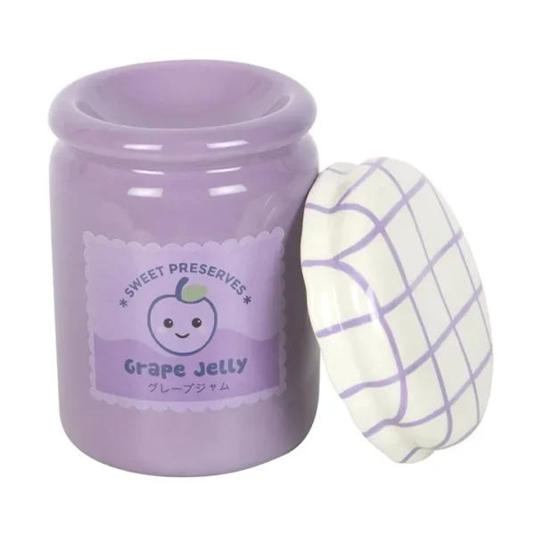 Grape Jelly Jar Oil Burner and Wax Warmer 4 Grape Jelly Jar Oil Burner and Wax Warmer