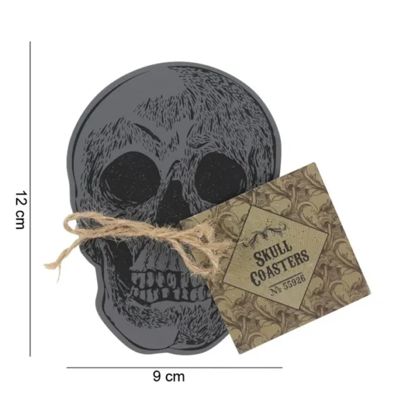 Set Of 4 Skull Coasters 5 Set Of 4 Skull Coasters