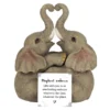 Elephant Embrace Elephant Couple Ornament 6 Elephant Embrace Elephant Couple Ornament