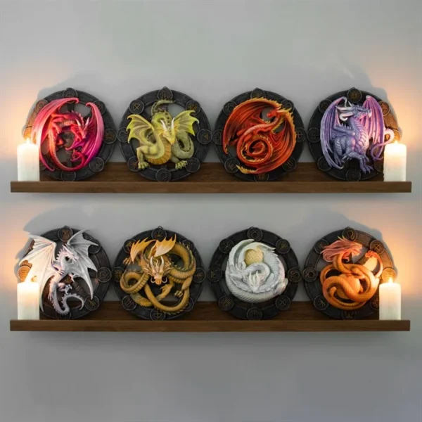 Lammas Dragon Resin Wall Plaque by Anne Stokes 5 Lammas Dragon Resin Wall Plaque by Anne Stokes
