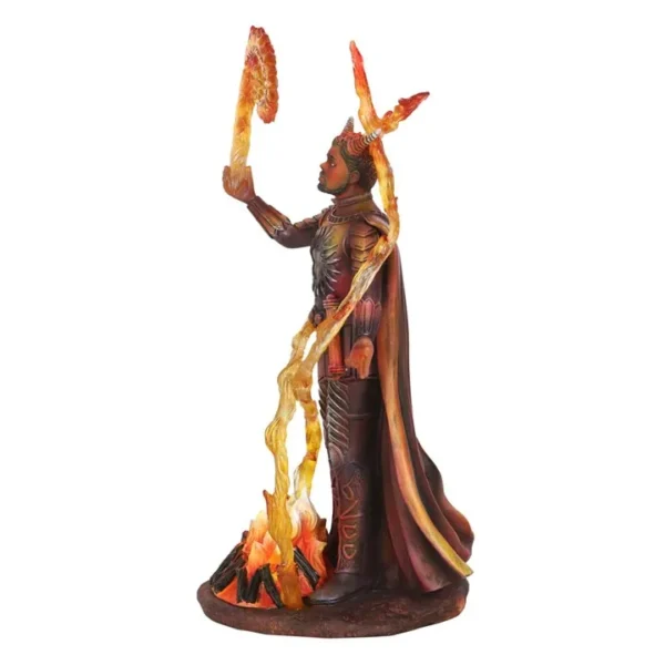Fire Elemental Wizard Figurine by Anne Stokes 1 Fire Elemental Wizard Figurine by Anne Stokes