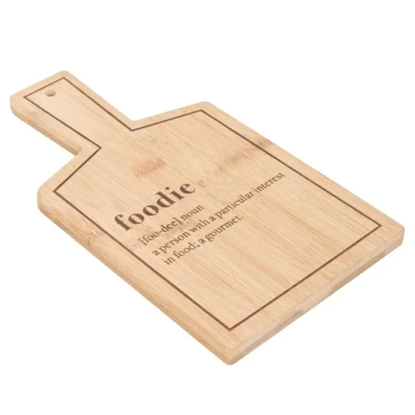 Foodie Bamboo Serving Board 3 Foodie Bamboo Serving Board