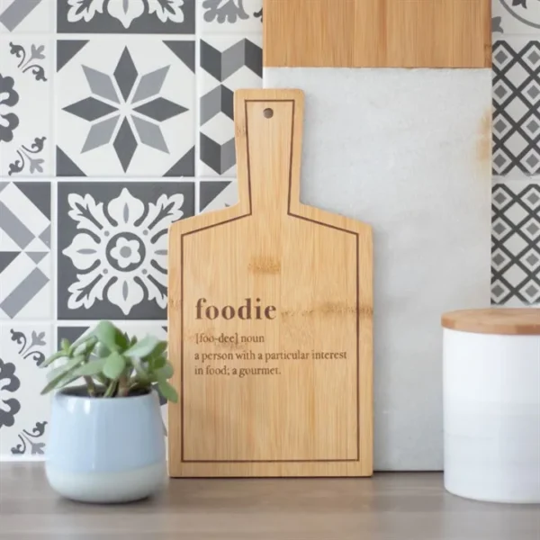 Foodie Bamboo Serving Board 4 Foodie Bamboo Serving Board
