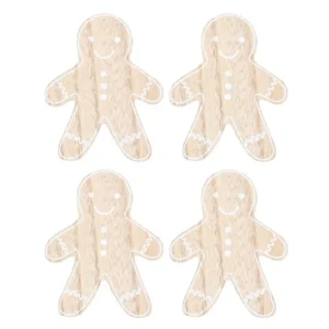 Gingerbread Man Coaster Set