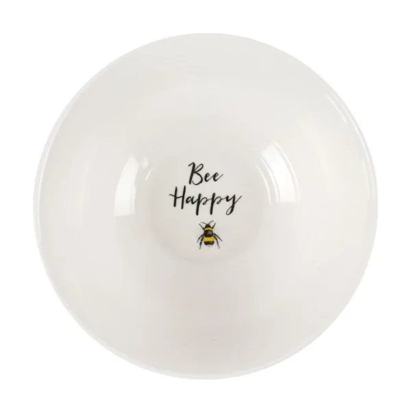 Bee Happy Ceramic Bowl 1 Bee Happy Ceramic Bowl