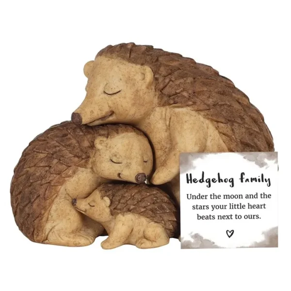 Hedgehog Family Ornament 3 Hedgehog Family Ornament