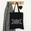 Triple Moon Polycotton Tote Bag 8 Triple Moon Polycotton Tote Bag