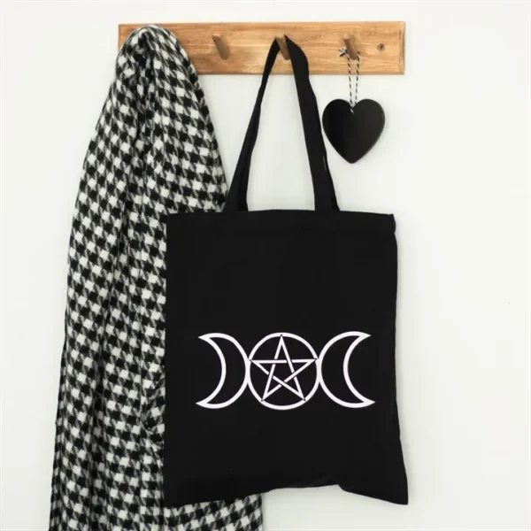 Triple Moon Polycotton Tote Bag 4 Triple Moon Polycotton Tote Bag