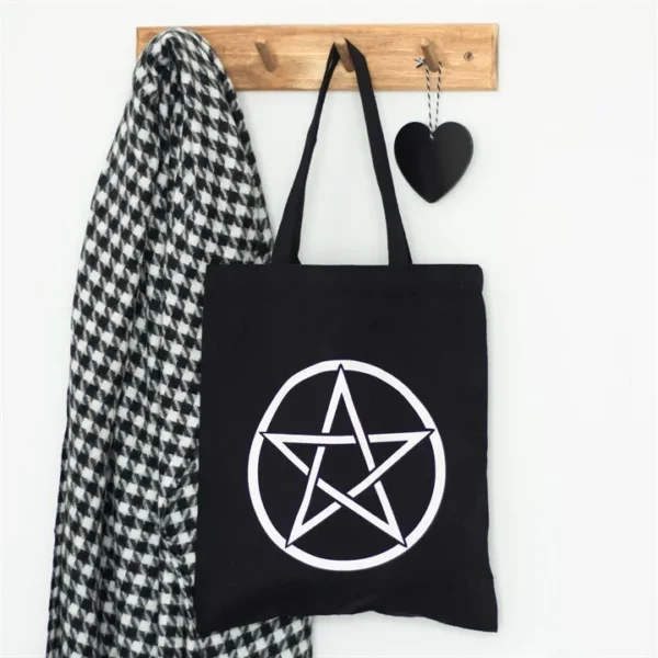Pentagram Polycotton Tote Bag 4 Pentagram Polycotton Tote Bag