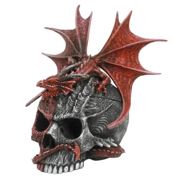 Serpent Infection Lidded Skull Ornament by Spiral Direct 1 Serpent Infection Lidded Skull Ornament by Spiral Direct
