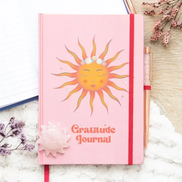 The Sun Gratitude Journal with Rose Quartz Pen 5 The Sun Gratitude Journal with Rose Quartz Pen