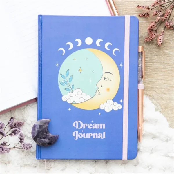 The Moon Dream Journal with Amethyst Pen 5 The Moon Dream Journal with Amethyst Pen
