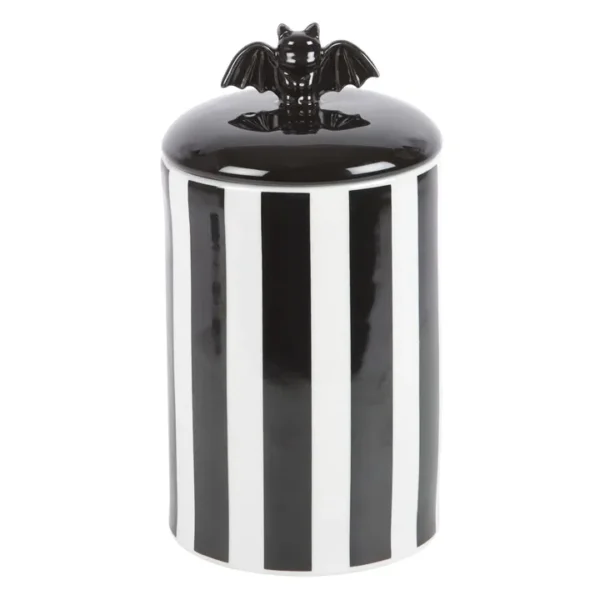 Striped Bat Storage Jar 1 Striped Bat Storage Jar