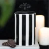 Striped Bat Storage Jar 10 Striped Bat Storage Jar