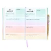Multicoloured Gratitude Journal with Amethyst Pen 10 Multicoloured Gratitude Journal with Amethyst Pen