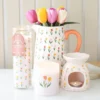 Tulip Print Ceramic Flower Jug 10 Tulip Print Ceramic Flower Jug