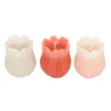 Set of 3 Tulip Shaped Candles 8 Set of 3 Tulip Shaped Candles