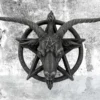 Baphomet Head Goat God Deity Pentagram Wall Plaque Baphomet Head Goat God Deity Pentagram Wall Plaque