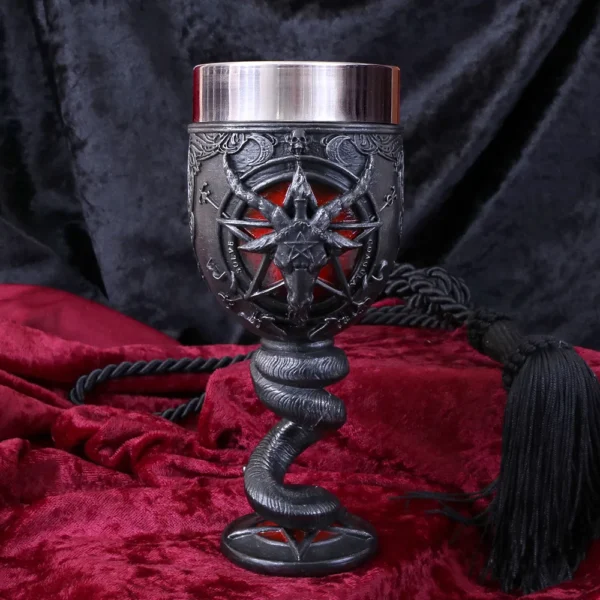 Baphomet Sabbatic Goat Diety Goblet 16cm Baphomet Sabbatic Goat Diety Goblet 16cm