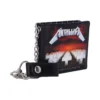Metallica Master of Puppets Black Leather Wallet - Silver Chain Black leather Metallica wallet with Master of Puppets album artwork and attached silver chain.