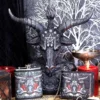 Celestial Black and Silver Baphomet Bust Celestial Black and Silver Baphomet Bust