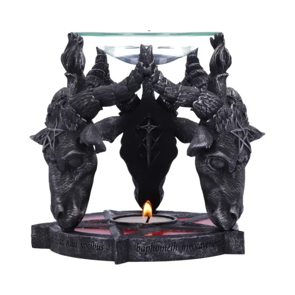 Occult Baphomet Head Oil Burner