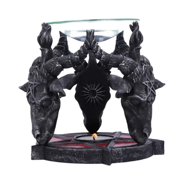 Occult Baphomet Head Oil Burner