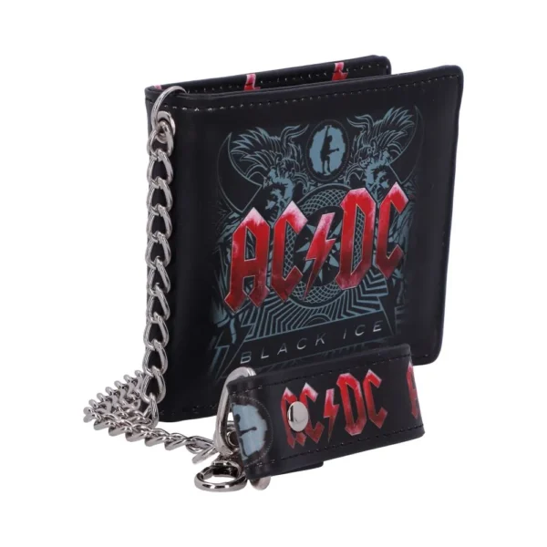 b5520t1-3.webp Officially Licensed AC/DC Black Ice Album Embossed Wallet and Chain