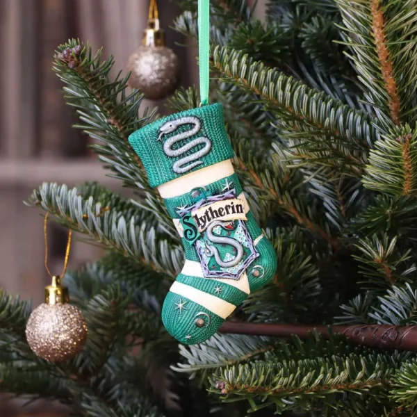 b5618t1-7.webp Harry Potter Slytherin Stocking Hanging Ornament