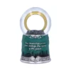 Lord Of The Rings Snow Globe Green Base - One Ring Design A Lord of the Rings snow globe featuring the One Ring, quote, and Fellowship silhouette.