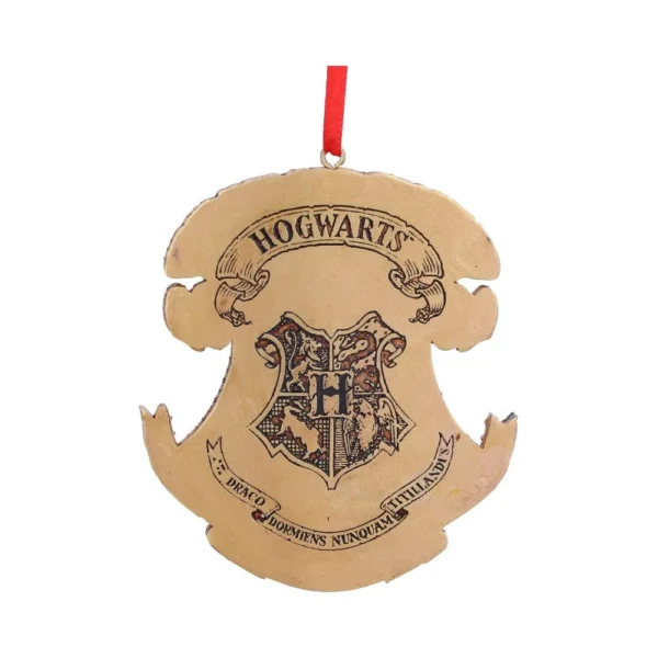 b6064v2-2.webp Harry Potter Hogwarts Crest Hanging Ornament 8cm
